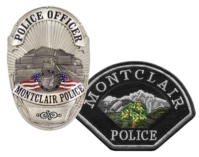 Montclair PD Badge and Patch